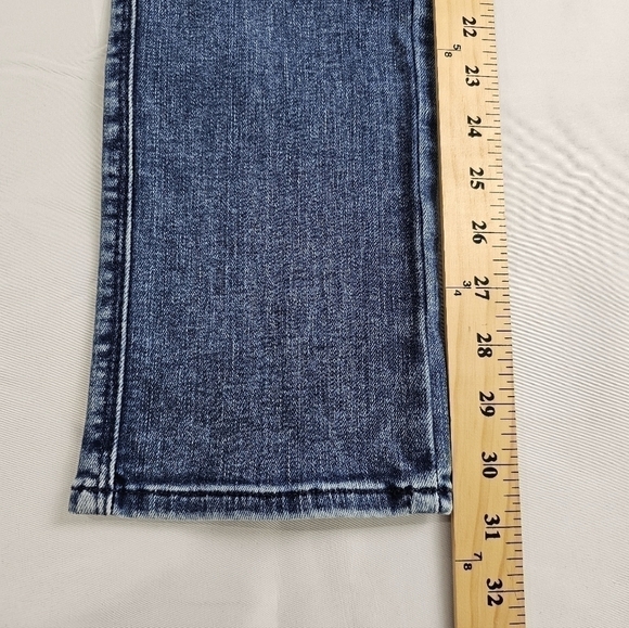 7 for all Mankind NWT Size 23 Kimmie Denim High Rise Straight Leg Jeans - Picture 7 of 12
